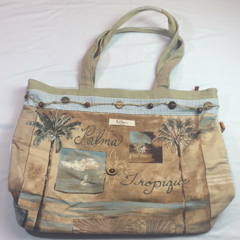 Paul Brent canvas beach bag